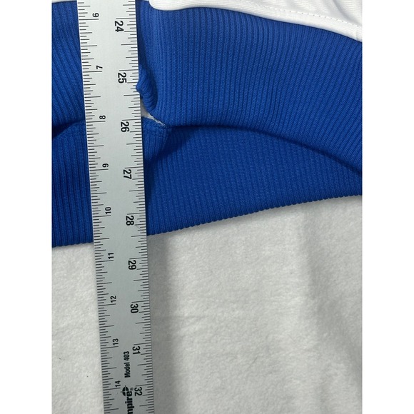 Wilson Track Jacket Blue White Yellow Colorblock Full Zip Mens XL - Picture 7 of 7